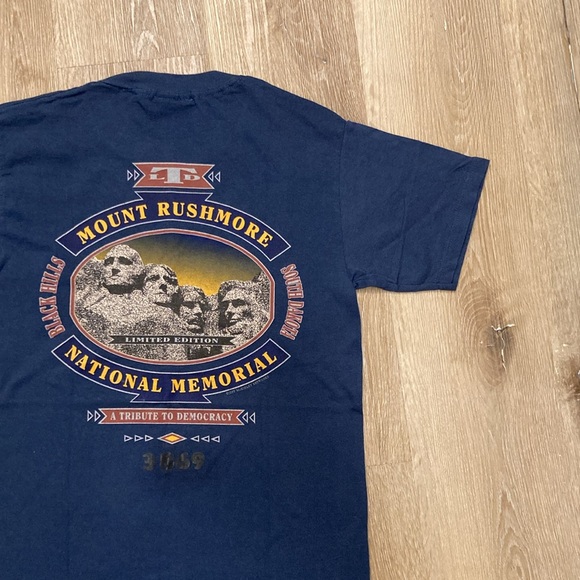 Mount Rushmore by Fred Harvey Blue T Shirt Size S
Good Condition - Picture 3 of 8
